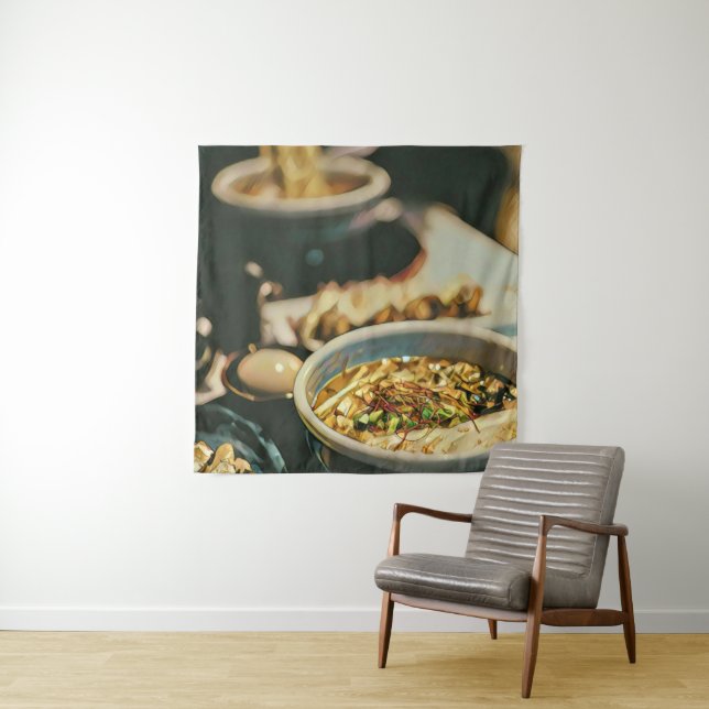 Ramen-Kunstwerk Wandteppich (Beispiel)