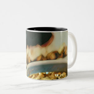Ramen-Kunstwerk Zweifarbige Tasse