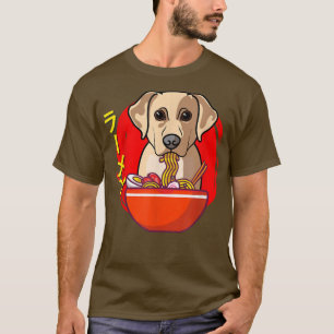 Ramen Labrador Retriver Dog Kawaii Japanischer Noo T-Shirt