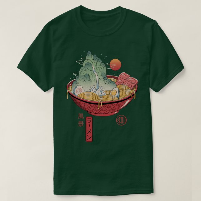Ramen Landscape T-Shirt (Design vorne)