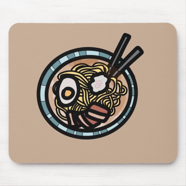 Ramen liebt niedliches Japanisch Mousepad (Vorne)