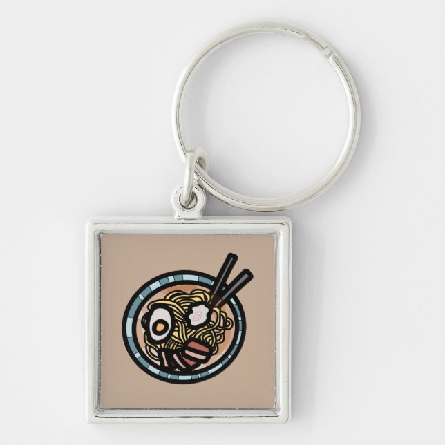 Ramen liebt niedliches Japanisch Schlüsselanhänger (Vorne)