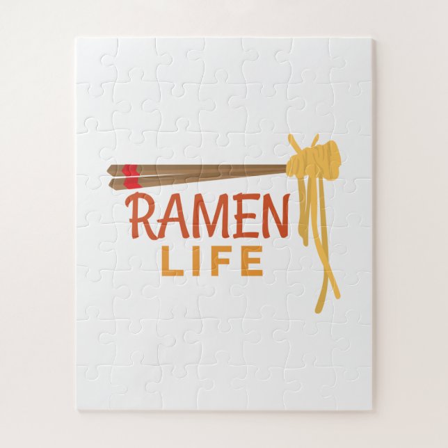 Ramen Life Japanisch Food Funny Student Geschenk I Puzzle (Vertikal)