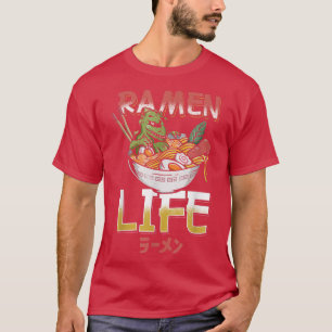Ramen Life Retro Japanisch Ramen Noodle Bowl Desig T-Shirt