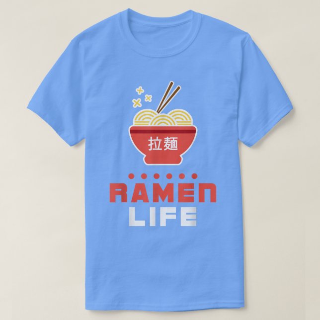 Ramen Life T Shirt, Geschmackssache Anime Noodle B T-Shirt (Design vorne)