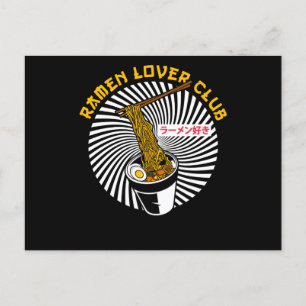Ramen Lover Club Team Geschenk für Noodles Lover Postkarte