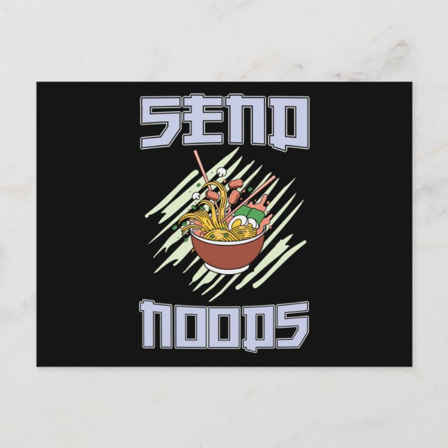 Ramen Lover Team | perfektes Geschenk Postkarte (Vorderseite)