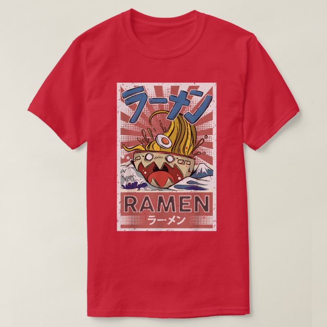 Ramen Monster Bowl1398 T-Shirt (Design vorne)