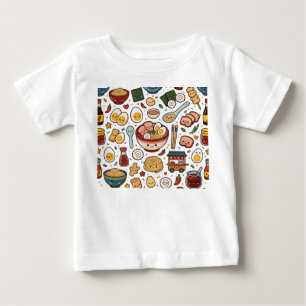 Ramen-Muster Baby T-shirt