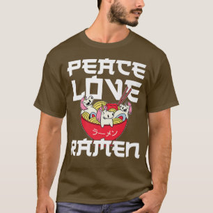 Ramen Noodle Bowl Liebe Japanisch Kawaii Einicorn T-Shirt