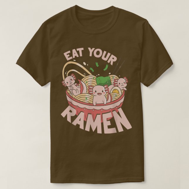 Ramen Noodle Bowl Liebe Japanisch Kawaii essen Ihr T-Shirt (Design vorne)