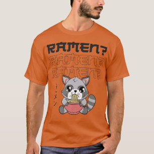 Ramen Noodle Bowl Liebe Japanisch Kawaii Katze Ram T-Shirt