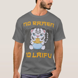 Ramen Noodle Bowl Liebe Japanisch Kawaii Tiger No T-Shirt