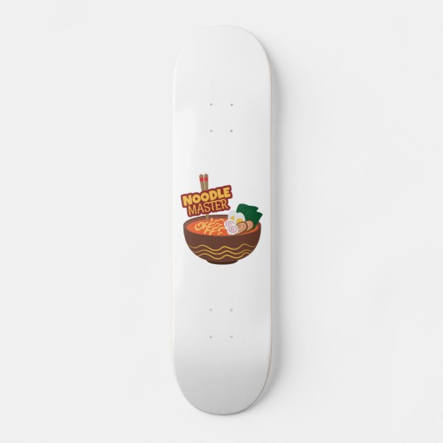 Ramen Noodle Master Funny Japanisches Geschenk Ide Skateboard (Vorderseite)