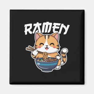 Ramen Noodle Neko Cat Japanisch Kawaii Manga Anime Magnet