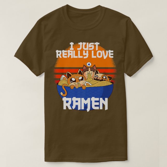 Ramen Noodle Soup Eating Japan2515 T-Shirt (Design vorne)