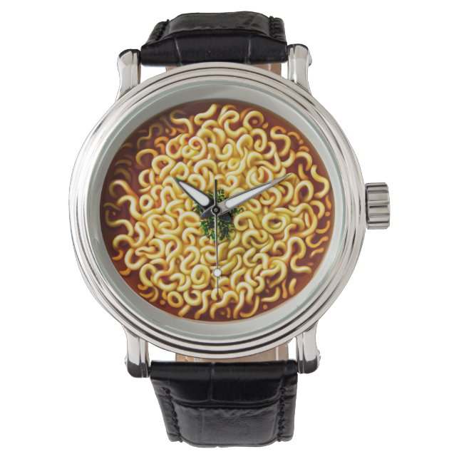 Ramen Noodles Armbanduhr (Vorderseite)