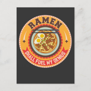 Ramen Noodles Bowl Japanischer Feinschmecker für E Postkarte