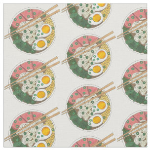 Ramen Noodles Bowl Japanischer Restaurant Feinschm Stoff