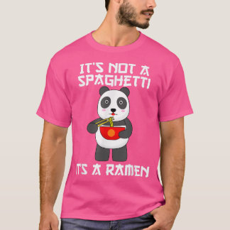 Ramen Noodles Bowl mit Chopsticks & Panda für Ram T-Shirt