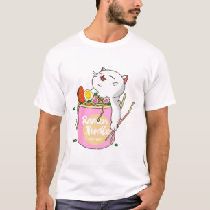 Ramen Noodles Cat T-Shirt