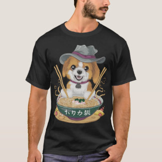 Ramen Noodles.Japanese Culture Anime dog Liebhaber T-Shirt