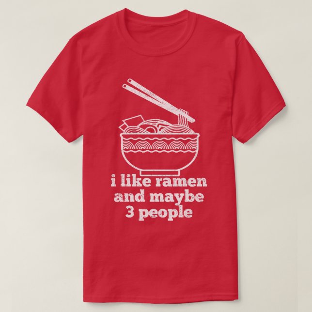 Ramen Noodles Japanisch 3 T-Shirt (Design vorne)