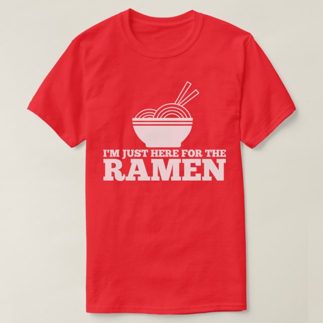 Ramen Noodles Japanisches Essen T-Shirt (Design vorne)