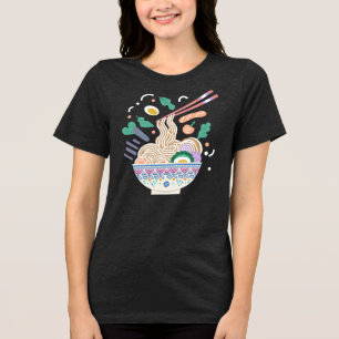 Ramen Noodles Lover Tri-Blend Shirt