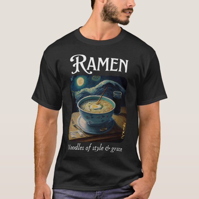 Ramen - Noodles of style & grace T-Shirt (Vorderseite)