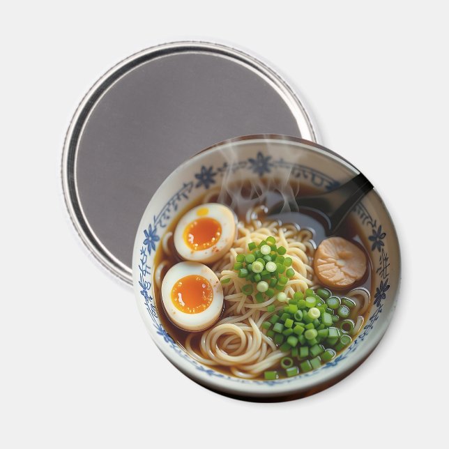 Ramen Noodles Soup Realistisches Essen Magnet (Vorderseite/Rückseite)