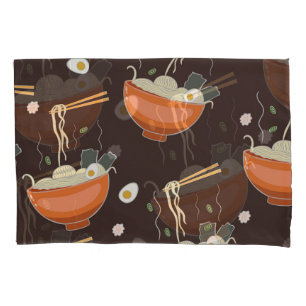 Ramen Noodles: Vintage Grafiken Kissenbezug