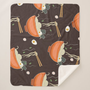 Ramen Noodles: Vintage Grafiken Sherpadecke