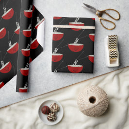 Ramen-Nudel-Asien-Schüssel-Party Geschenkpapier