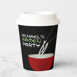 Ramen-Nudeln Asiatische Schale Party Pappbecher