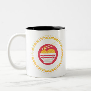 Ramen-Nudeln Zweifarbige Tasse