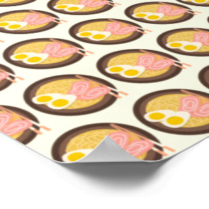 Ramen-Nudelsuppe japanischer Lebensmitteliebhaber Poster