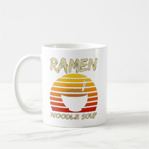 Ramen-Nudelsuppe Kawaii Japanische Nudeln Vintage Kaffeetasse