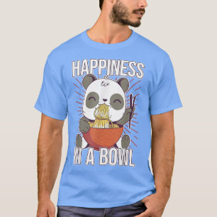 Ramen Panda Bär - Glück in einer Schüssel - Ramen T-Shirt