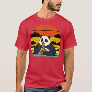 Ramen Panda Eating Noodles Funny Niedlich Anime No T-Shirt