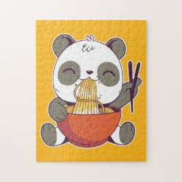 Ramen Panda Niedlich Puzzle
