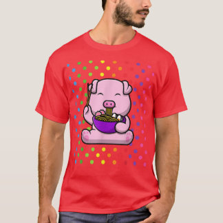 RAMEN Pig Funny Kawaii Dekoration für Mädchen Kawa T-Shirt