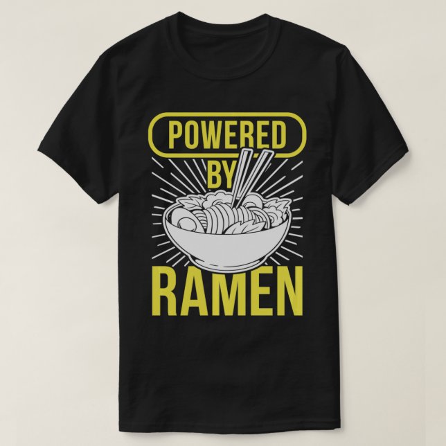 Ramen  Powered By Ramen Noodles Pullover  (Design vorne)