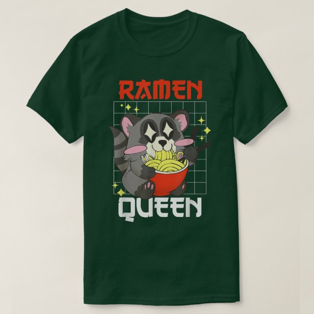 Ramen Queen mit Panda und Ramen T-Shirt (Design vorne)