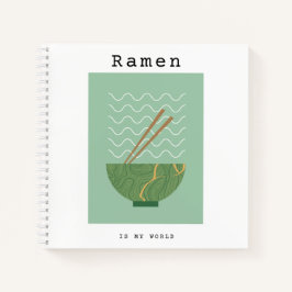 Ramen Recipes-Notebook Notizbuch