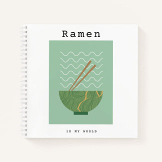 Ramen Recipes-Notebook Notizbuch
