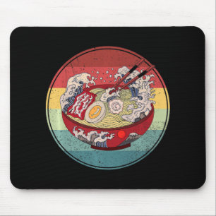 Ramen Retro-Stil Vintage Anime Japanisches Geschen Mousepad