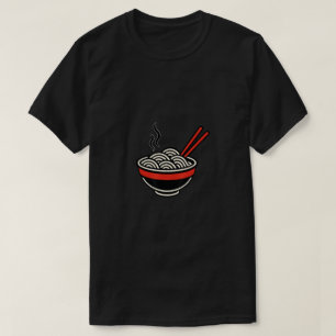 Ramen-Schale mit Essstäbchen T-Shirt
