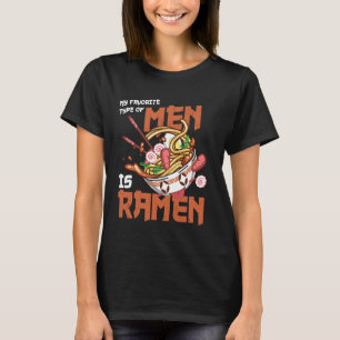 Ramen-Schale Nudelsuppe für einen japanischen Food T-Shirt