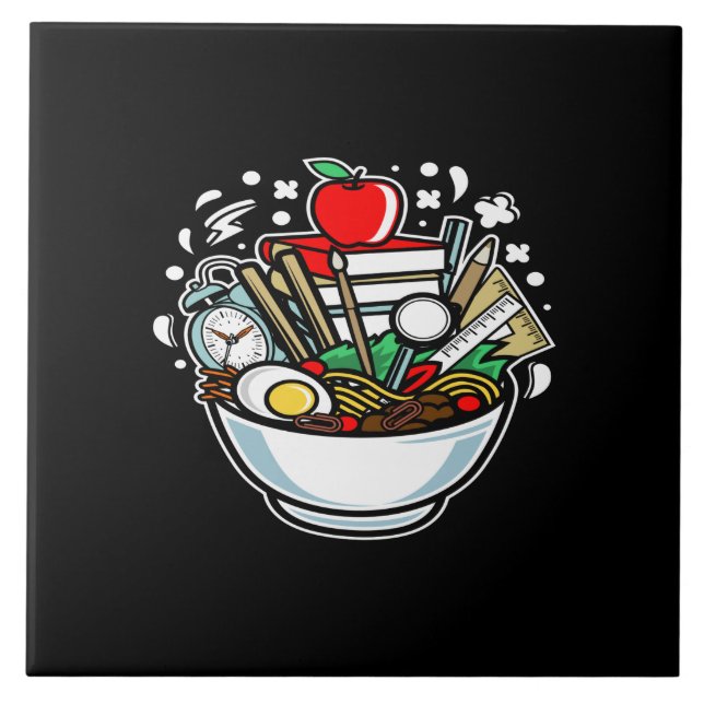 Ramen School Fliese (Vorderseite)